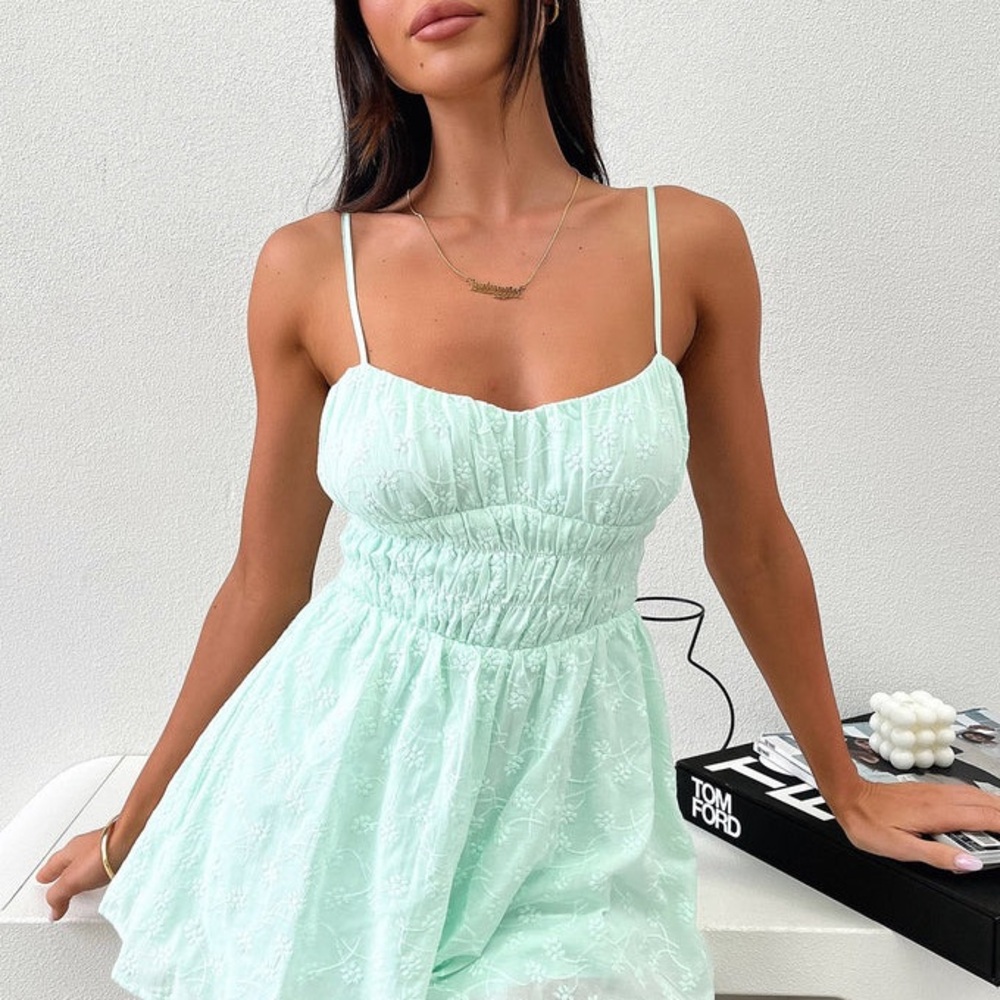 THATSSOFETCH - Armida Playsuit - Sage